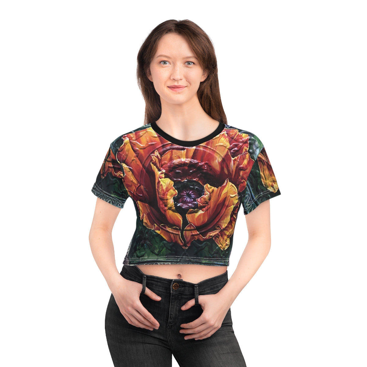 Let her Bloom Crop Top